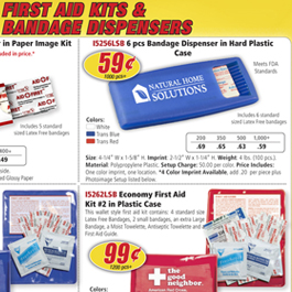 First Aid Kits & Bandage Dispensers